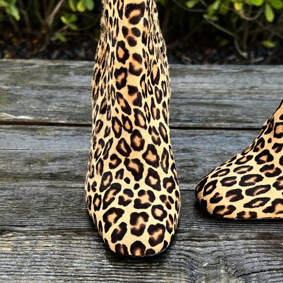 Vero Cuolo Animal Print Boots 36.5 Italy Barneys New York - Picture 3 of 10